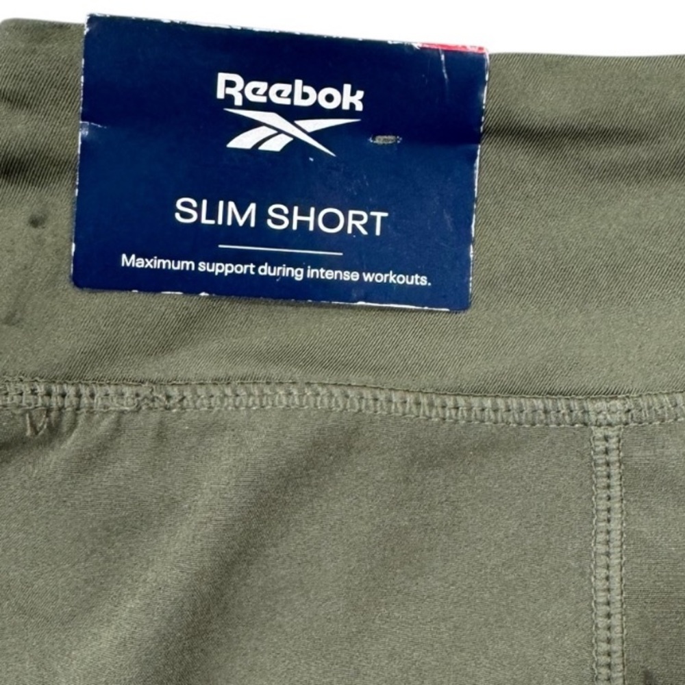 REEBOK NWT Slim Marathon
Vector Short Built In Panty Green Large - Picture 4 of 12